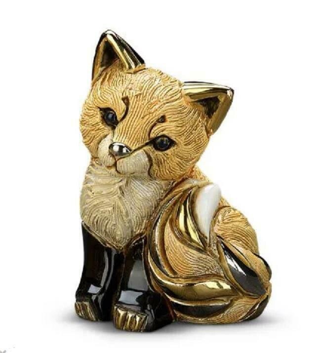 Artesania Rinconada Baby Red Fox New 2016 Figurine Made Uruguay Gift Boxed F399