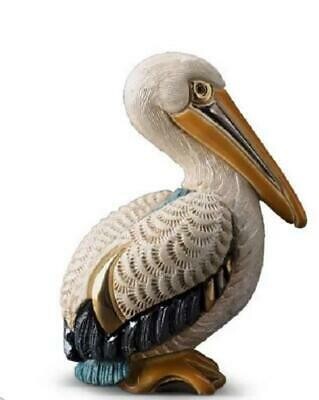 Pelican Bird Artesania Rinconada 2017 Figurine F208 DeRosa Gift Boxed Uruguay