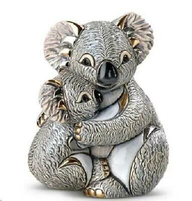 Koala w Baby Artesania Rinconada 2011 Figurine F152 De Rosa Gift Boxed Uruguay
