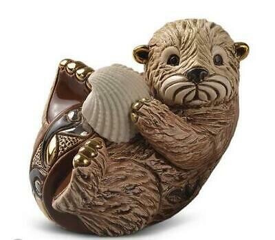 Otter Artesania Rinconada 2014 Figurine New F177 De Rosa Gift Boxed Uruguay