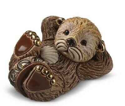 Baby Otter Artesania Rinconada 2014 Figurine New F377 De Rosa Gift Boxed Uruguay