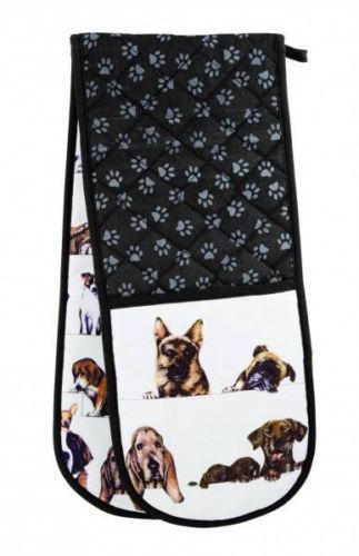 Scallywags Dog Breed Ashdene Australia Cotton Double Oven Glove
