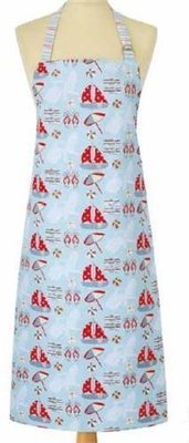Ulster Weavers Beach Themed Sailboat Flip Flops Cotton Apron