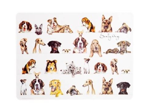 Dog Breed Placemat Pair 2 Mats Scallywags Ashdene Kids or Pets