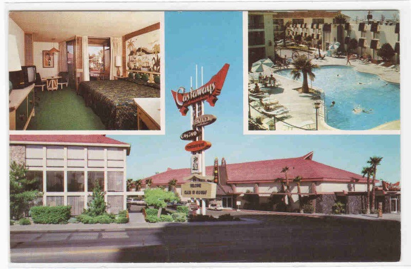 Castaways Hotel Casino Las Vegas Nevada postcard