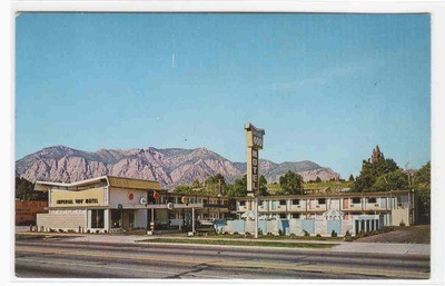 Imperial 400 Motel Ogden Utah postcard