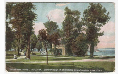 Chautauqua Institution Chautauqua New York 1910 postcard