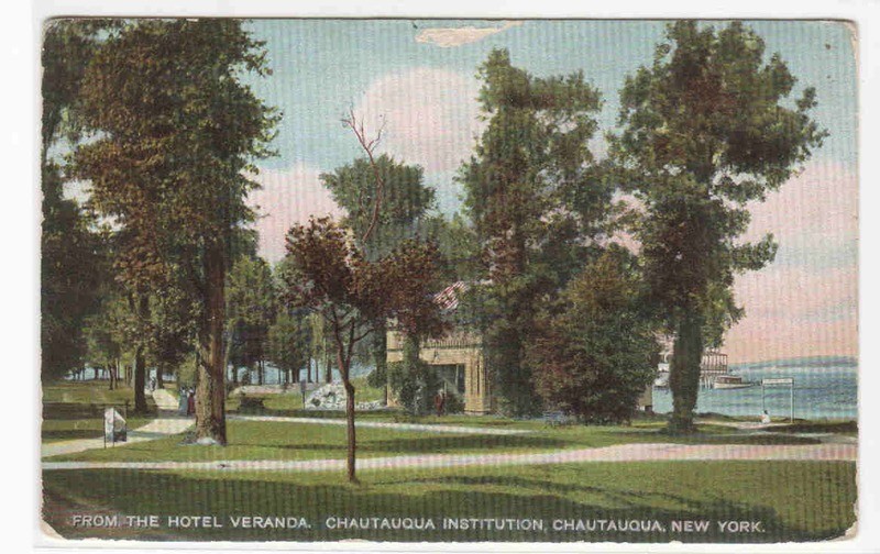 Chautauqua Institution Chautauqua New York 1910 postcard