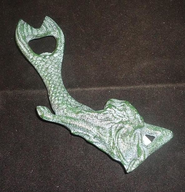Big Sky Carvers Shore Mermaid Green Cast Iron Bottle Opener
