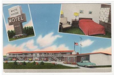 White House Motel Highway 53 Eau Claire Wisconsin postcard