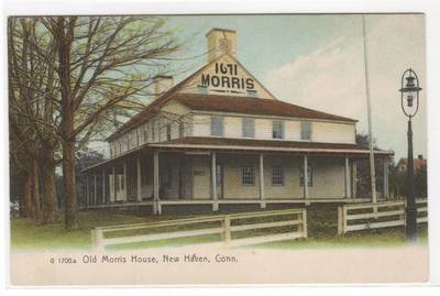Old Morris House New Haven Connecticut 1905c Rotograph postcard