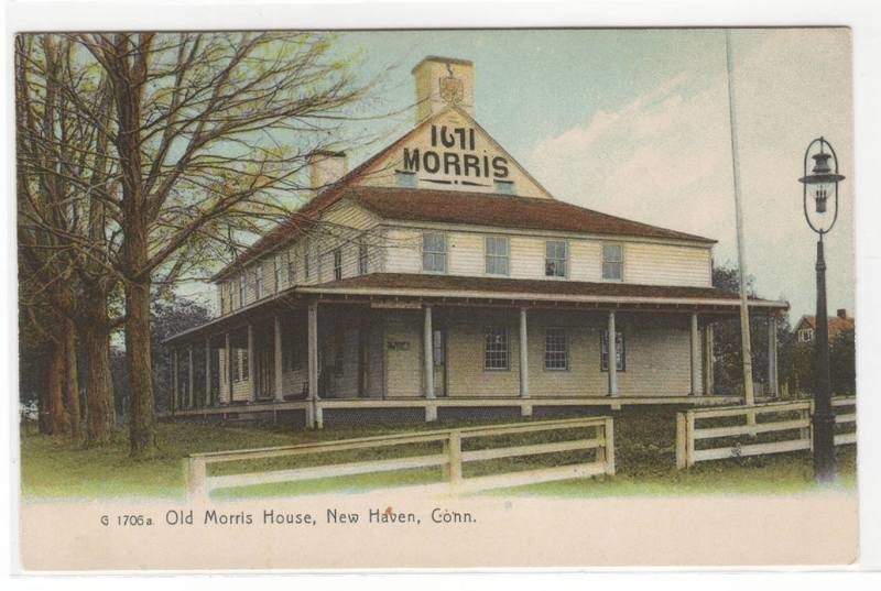 Old Morris House New Haven Connecticut 1905c Rotograph postcard
