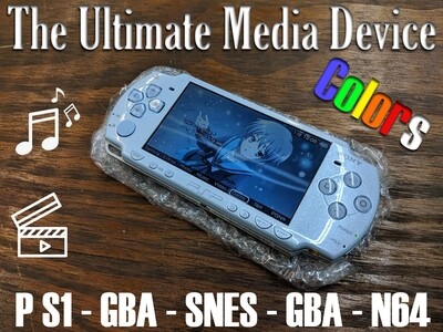 Hacked Modded Sony PSP System with Emulators & free Memory Stick