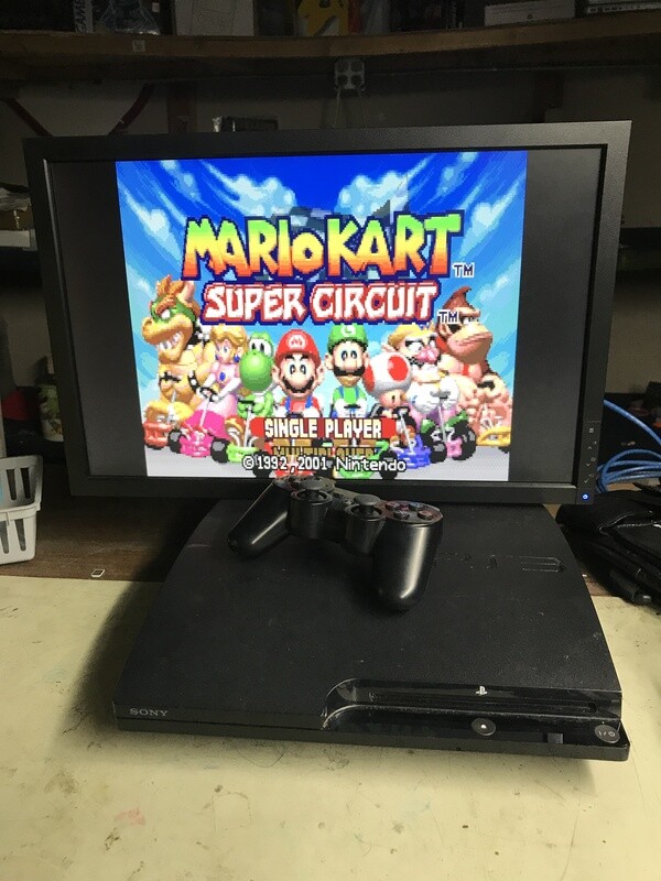 Sony Playstation 3 modded with, PS1, PS2, PS3 Games. NES SNES GBA Emulators | Media Streaming