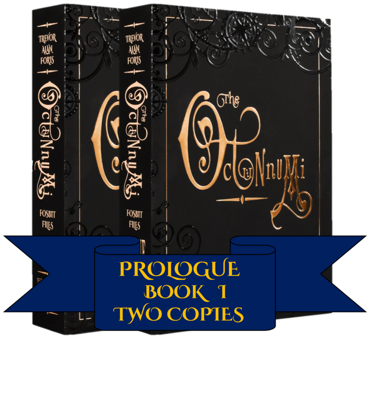 2 x Fosbit Files - Prologue - Paperback - The Curator  (Book 1) - Estimated dispatch 1 - 10wks unless ordered with other items - longest dispatch stated will apply. RRP £60.00