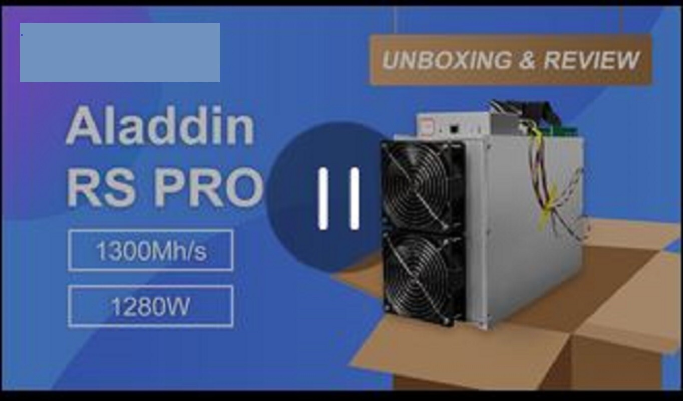 Aladdin RS pro 1300Mh 1280W, New. Nouveau mineur d'ethereum