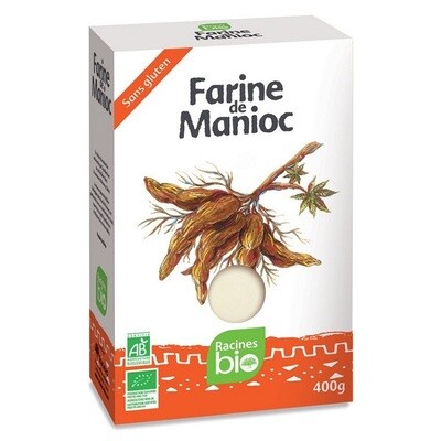 Farine de manioc Bio sans gluten - Origine Afrique - 400g