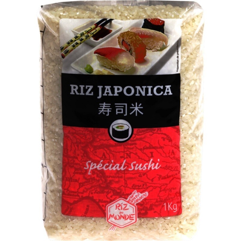 Riz Japonica spécial Sushi - 1kg