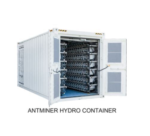 Bitmain Mobile Crypto Farm Ready to Mine - Pack for sale: 210 pcs of S19pro+ hydro 198th with 1 Container plug and mine Antspace HK3(with DWT-T) Hydro Combo - Free delivery - New