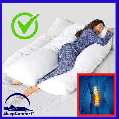 Oreiller Anti-douleur Sleepconfort + taie d'oreiller incluse