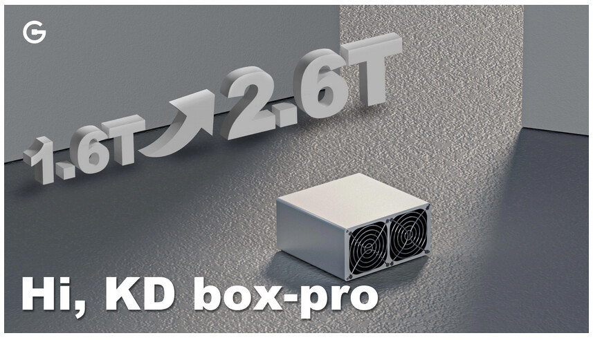New Goldshell KD-Box Pro  2.6 Th/s Kadena miner