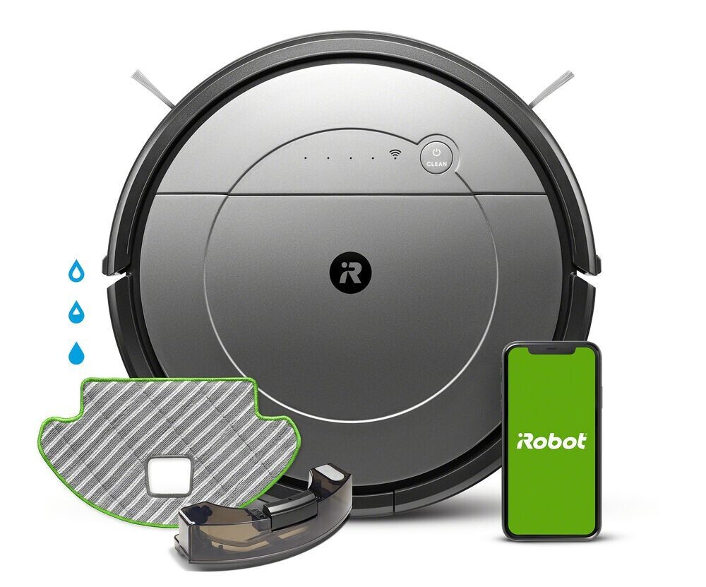 iRobot® Roomba® Combo connecté via Wi-Fi - Aspirateur robot et laveur de sols