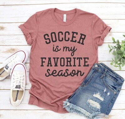 Soccer Is My Favorite Season Shirt