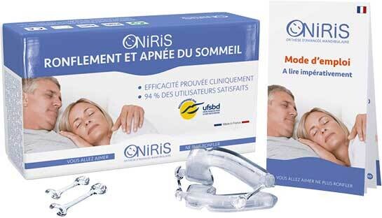 Dispositif Anti-ronflement, Orthèse d’avancée mandibulaire ONIRIS, en finir avec le ronflement et l’apnée du sommeil