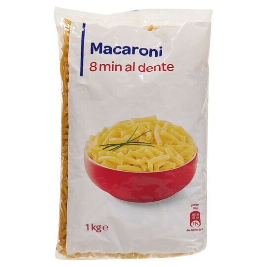 Pâtes macaroni, 1kg de pates