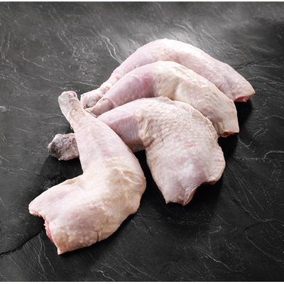 10 Cuisses de poulet fermier blanc, Label Rouge, France, soit 2.8 kg - Cuisse