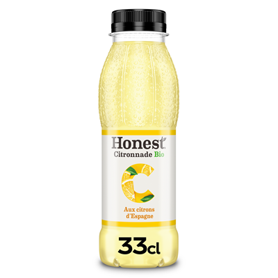 Honest Citronnade BIO - Pack de 24 bouteilles de 330 ml