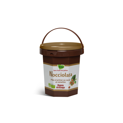 Pâte à tartiner cacao & noisettes - BIO - 2.5kg - Nocciolata Rigoni di Asiago - Sans Huile de palme, sans gluten