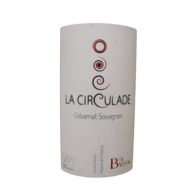 Cabernet Sauvignon Bio, Vin rouge Biologique, France, 75 cL