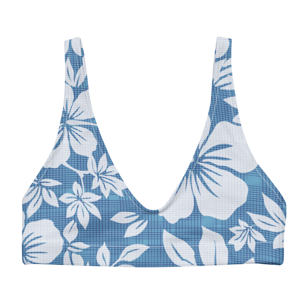 Paisley Recycled Removable Padding Bikini Top Separate