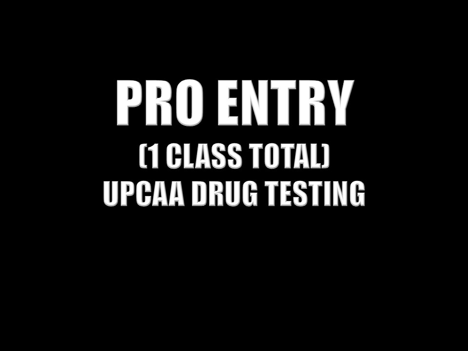 SOCALPROAM2021 - PROFESSIONAL ENTRY | DRUG TESTING