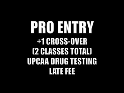APEXVI2021 - PROFESSIONAL ENTRY | PROFESSIONAL CROSSOVER CLASS | DRUG TESTING | LF100