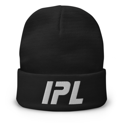 New IPL Logo Embroidered Snug Cuffed Beanie