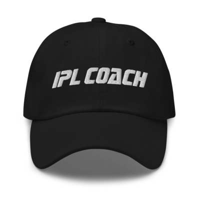 IPL Coach Embroidered Cotton Dad Hat