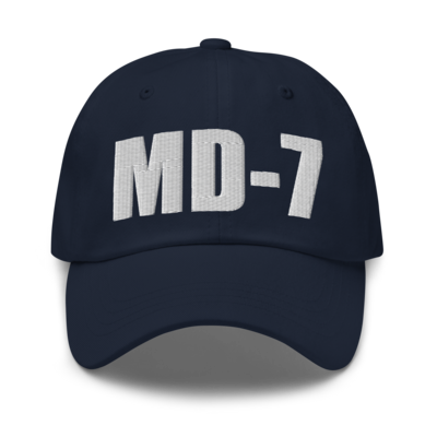 MD-7 Embroidered Cotton Dad Hat