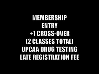 CALIFORNIACHAMPIONSHIP2022 - MEMBERSHIP | AMATEUR ENTRY | ONE AMATEUR CROSSOVER | DRUG TESTING | LATE FEE