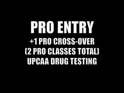 APEX VI 2022 | PROFESSIONAL ENTRY + ONE PROFESSIONAL CROSSOVER + DRUG TESTING