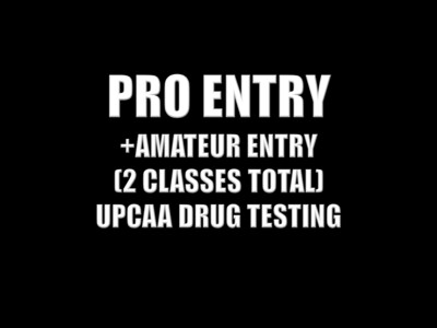 WESTCOASTPRO/AM2022 - PROFESSIONAL ENTRY + AMATEUR ENTRY + DRUG TESTING