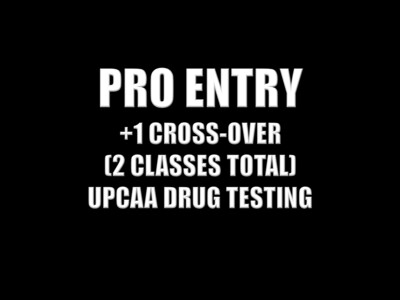WESTCOASTPRO/AM2022 - PROFESSIONAL ENTRY + PROFESSIONAL CROSSOVER + DRUG TESTING