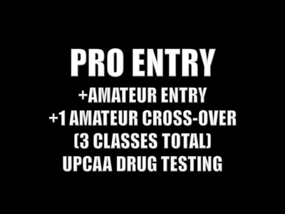 APEX VI 2022 | PROFESSIONAL ENTRY + AMATEUR ENTRY + AMATEUR CROSSOVER + DRUG TESTING