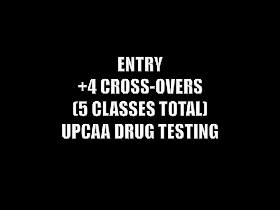 2022 APEX VI AMATEUR ENTRY + FOUR AMATEUR CROSSOVERS + DRUG TESTING