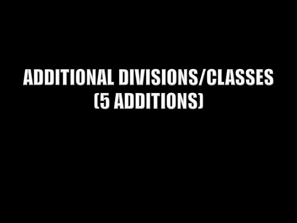 2023 ARIZONA CHAMPIONSHIP | FIVE ADDITIONAL AMATEUR CLASSES