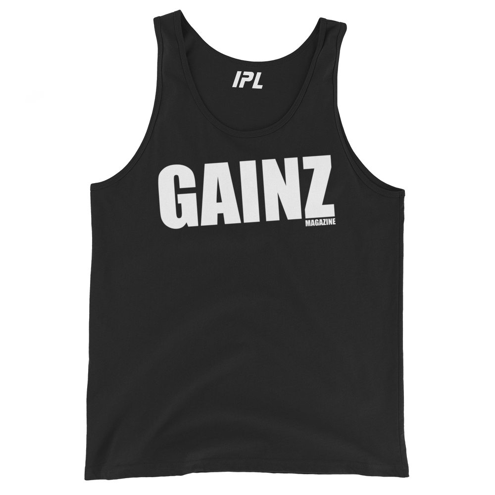 Natural GAINZ Magazine Logo Men&#39;s Tank