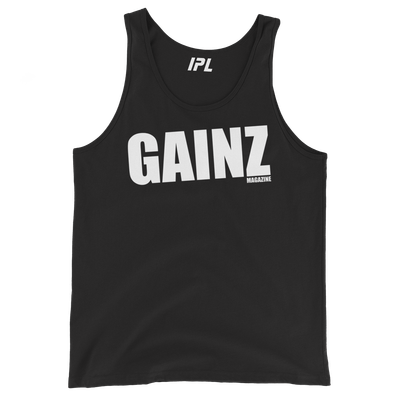 Natural GAINZ Magazine Logo Men&#39;s Tank