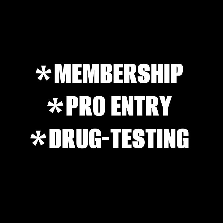 2025 IPL APEX VIIII MEMBERSHIP | PROFESSIONAL ENTRY | DRUG TESTING