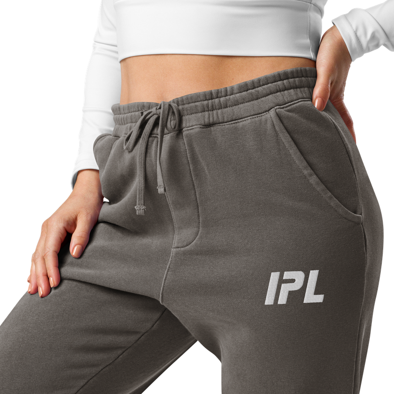 Women's Embroidered IPL Logo Pigment-dyed Signature Joggers
